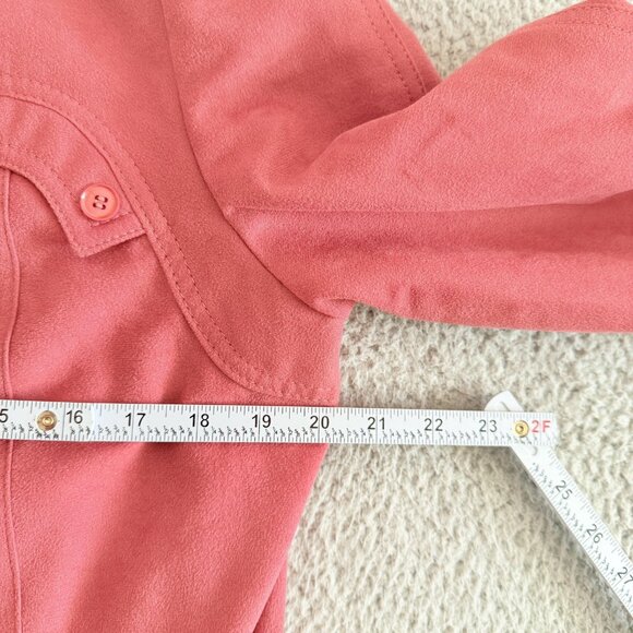 Vintage Forecaster Tench Coat Pink Belted 70s Mod Retro USA - Picture 3 of 11